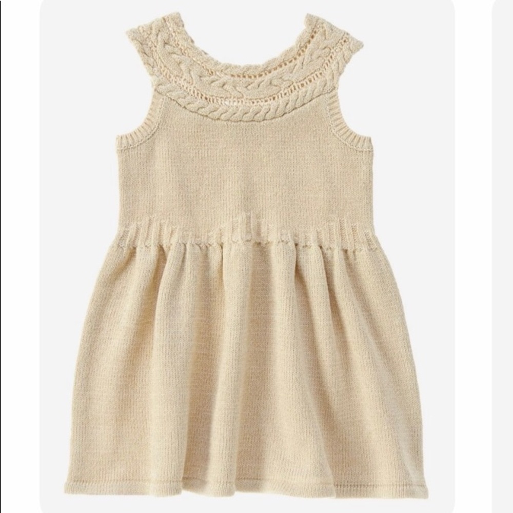 Crazy 8 Gold Sweater Dress